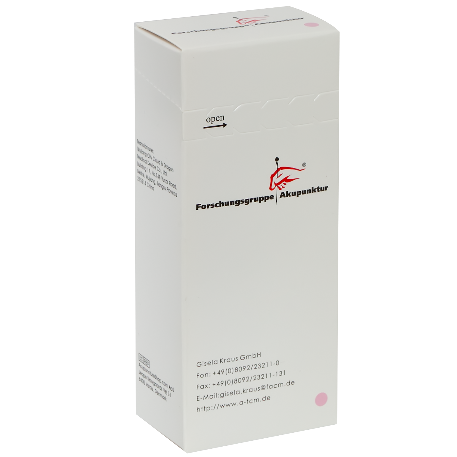 0,35x75mm Akupunkturnadel Kupfergriff