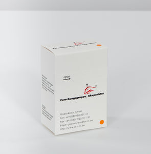 0,25x25mm Kupferwendelgriff-Akupunkturnadelverpackung der Forschungsgruppe Akupunktur (Inhalt: 100 Akupunkturnadeln)