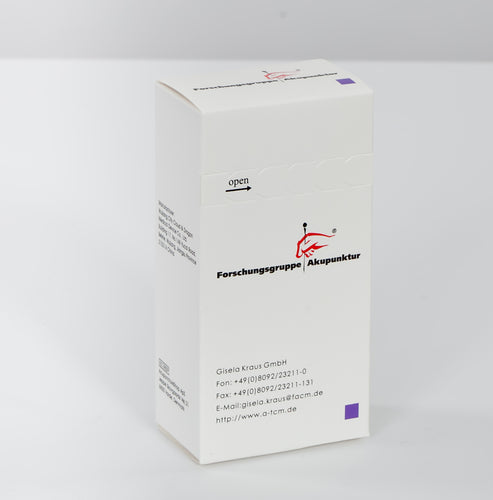 0,25x40mm Kunststoffgriff-Akupunkturnadelverpackung der Forschungsgruppe Akupunktur (Inhalt: 100 Akupunkturnadeln)