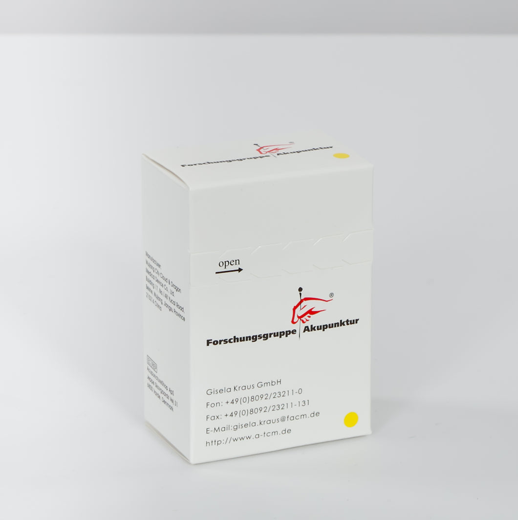 0,30x30mm Kupferwendelgriff-Akupunkturnadelverpackung der Forschungsgruppe Akupunktur (Inhalt: 100 Akupunkturnadeln)
