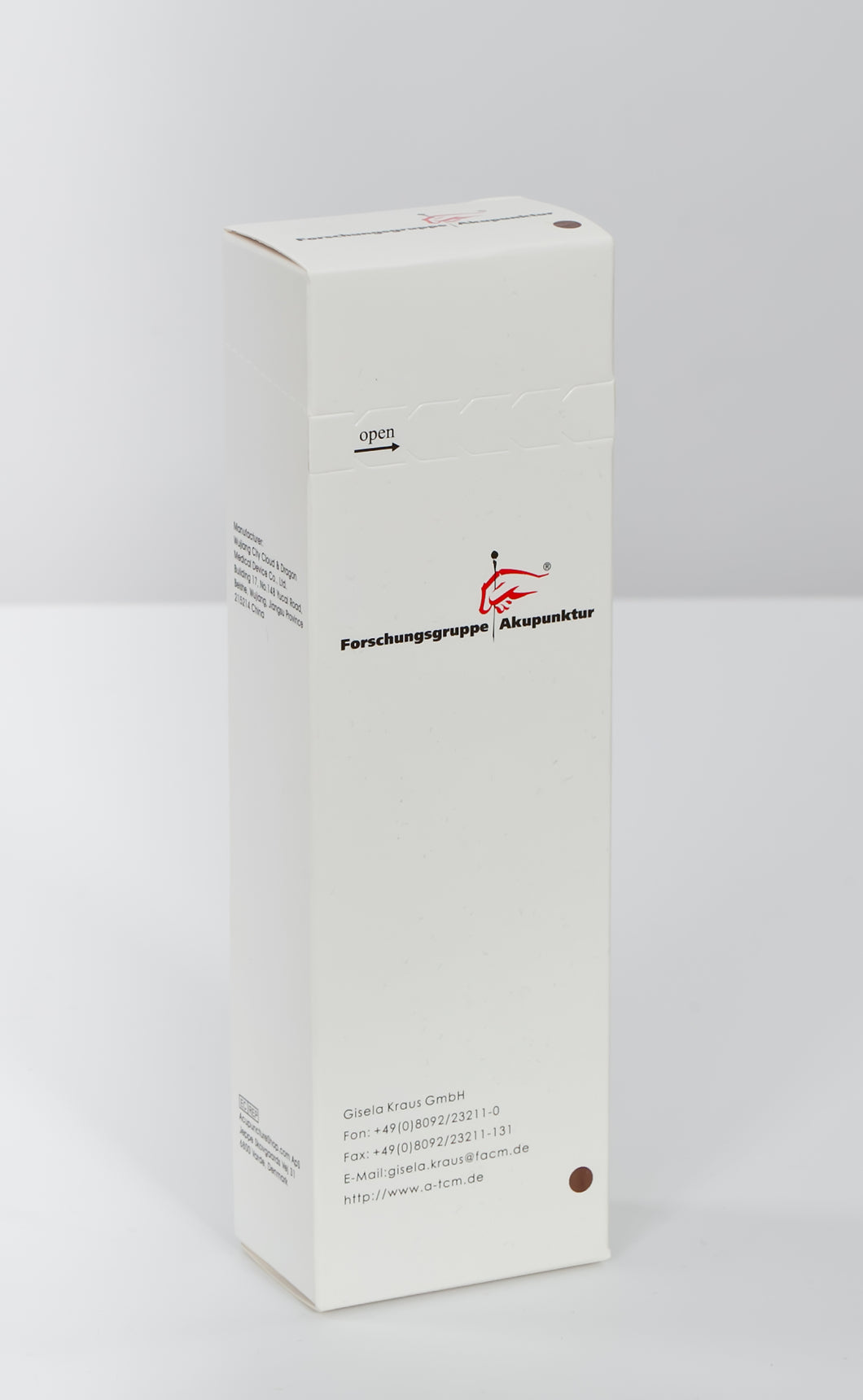 0,35x100mm Kupferwendelgriff-Akupunkturnadelverpackung der Forschungsgruppe Akupunktur (Inhalt: 100 Akupunkturnadeln)