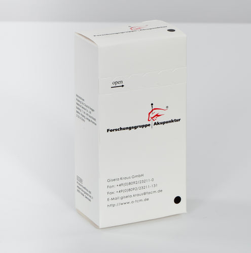 0,35x50mm Kupferwendelgriff-Akupunkturnadelverpackung der Forschungsgruppe Akupunktur (Inhalt: 100 Akupunkturnadeln)